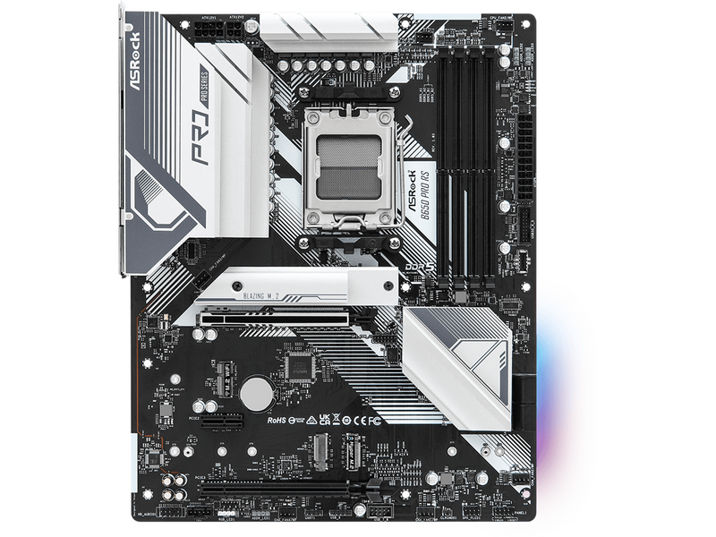 ASRock B650 Pro RS Mainboard - AMD B650 - AMD AM5 - DDR5 RAM - ATX