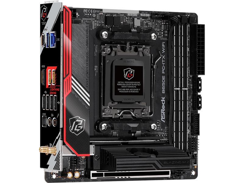 ASRock B650E PG-ITX WIFI Mainboard - AMD B650 - AMD AM5 - DDR5 RAM - Mini-ITX *DEMO*