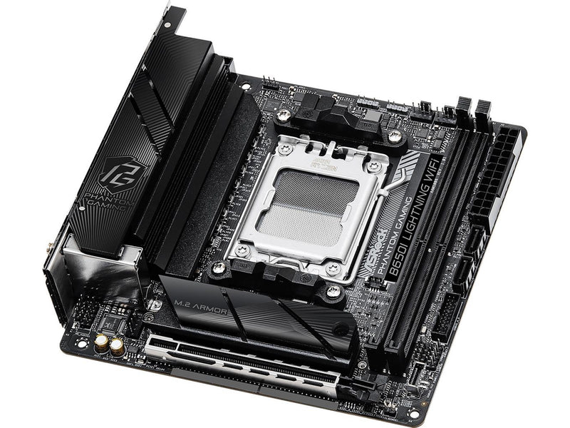 ASRock B650I LIGHTNING WIFI Mainboard - AMD B650 - AMD AM5 - DDR5 RAM - Mini-ITX