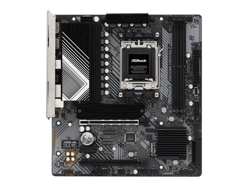 ASRock B650M-HDV/M.2 Mainboard - AMD B650 - AMD AM5 - DDR5 RAM - Micro-ATX