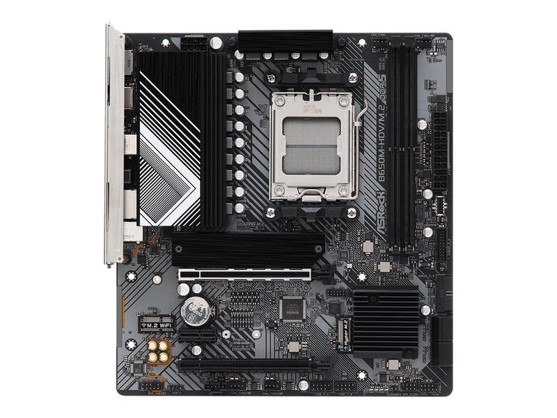 ASRock B650M-HDV/M.2 Mainboard - AMD B650 - AMD AM5 - DDR5 RAM - Micro-ATX