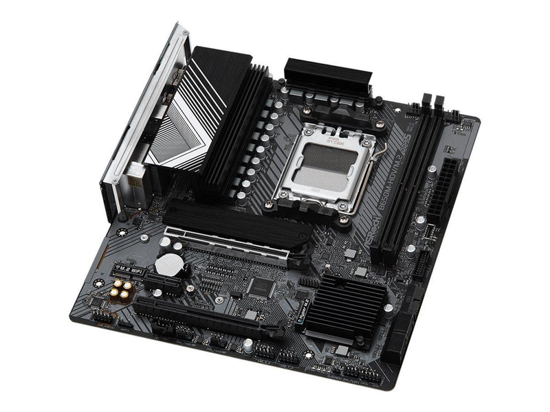 ASRock B650M-HDV/M.2 Mainboard - AMD B650 - AMD AM5 - DDR5 RAM - Micro-ATX
