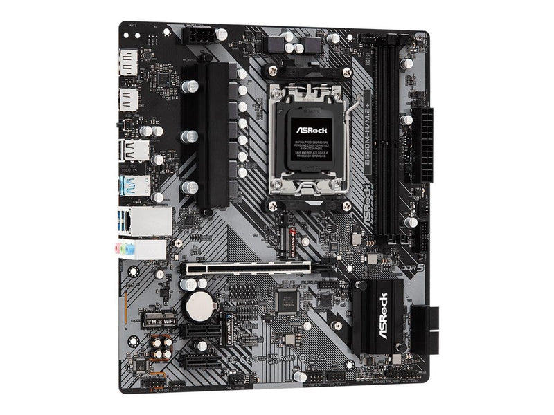 ASRock B650M-H/M.2+ Mainboard - AMD B650 - AMD AM5 - DDR5 RAM - Micro-ATX