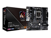 ASRock B650M PG LIGHTNING Mainboard - AMD B650 - AMD AM5 - DDR5 RAM - Micro-ATX