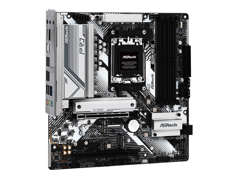 ASRock B650M PRO RS Mainboard - AMD B650 - AMD AM5 - DDR5 RAM - Micro-ATX