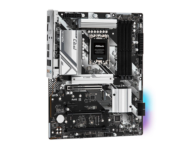 ASRock B760 PRO RS Mainboard - Intel B760 - Intel LGA1700 - DDR5 RAM - ATX