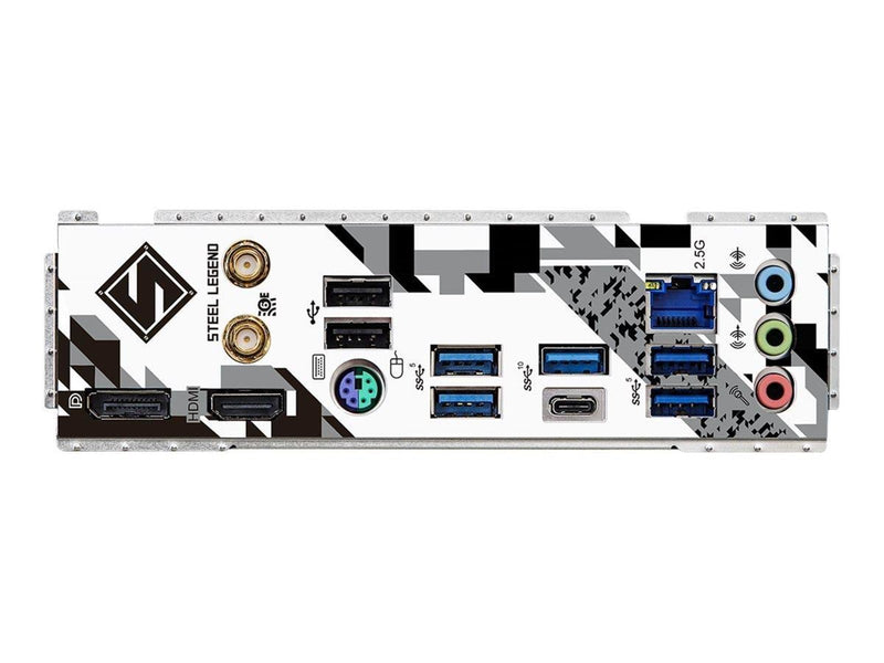 ASRock B760M STEEL LEGEND WIFI Mainboard - Intel B760 - Intel LGA1700 - DDR5 RAM - Micro-ATX
