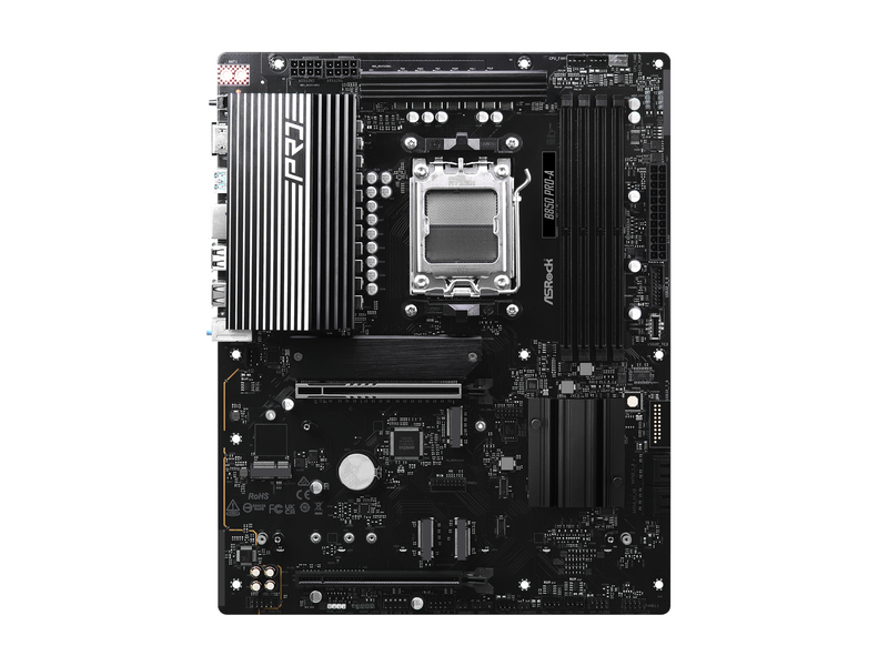 ASRock B850 Pro-A Mainboard - AMD B850 - AMD AM5 - DDR5 RAM - ATX