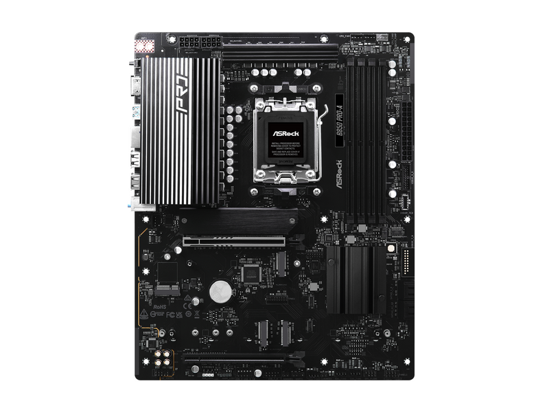 ASRock B850 Pro-A Mainboard - AMD B850 - AMD AM5 - DDR5 RAM - ATX