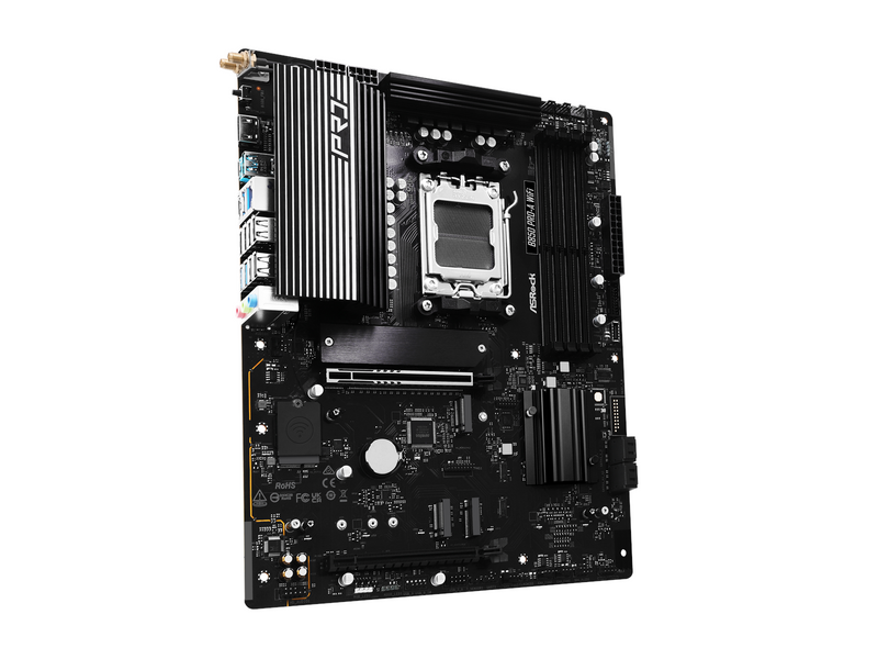 ASRock B850 Pro-A WiFi Mainboard - AMD B850 - AMD AM5 - DDR5 RAM - ATX