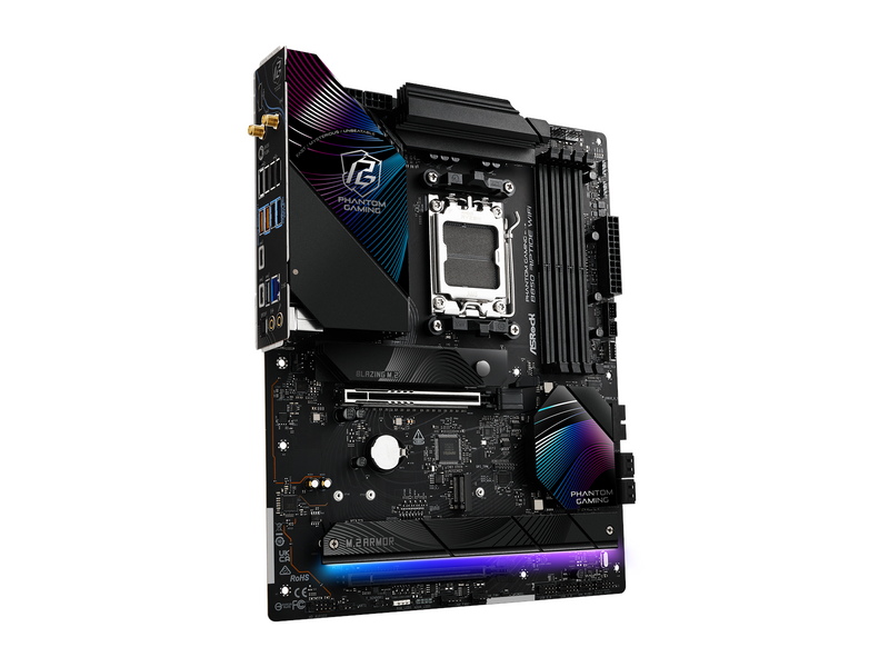 ASRock B850 Riptide WiFi Mainboard - AMD B850 - AMD AM5 - DDR5 RAM - ATX