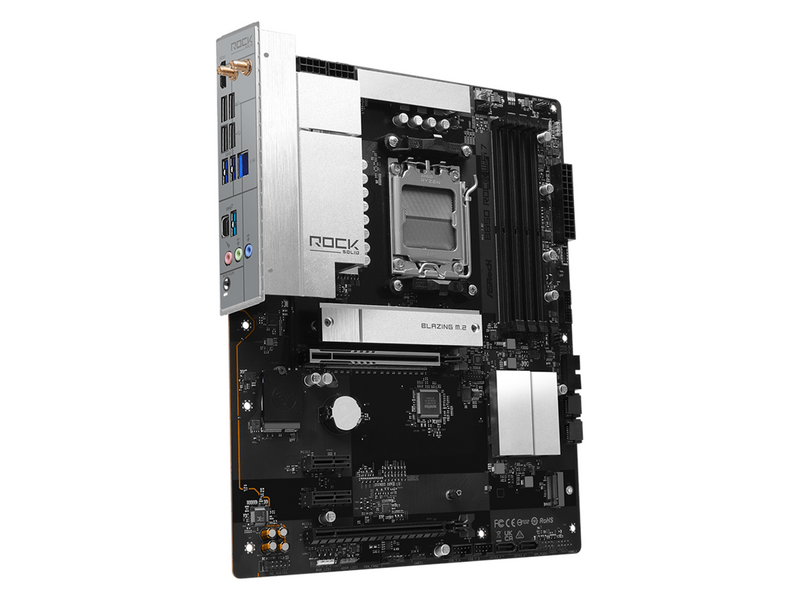 ASRock B850 Rock WiFi 7 Mainboard - AMD B850 - AMD AM5 - DDR5 RAM - ATX