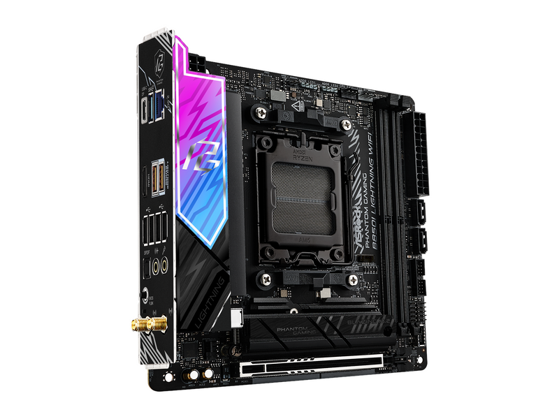 ASRock B850I Lightning WiFi Mainboard - AMD B850 - AMD AM5 - DDR5 RAM - Mini-ITX