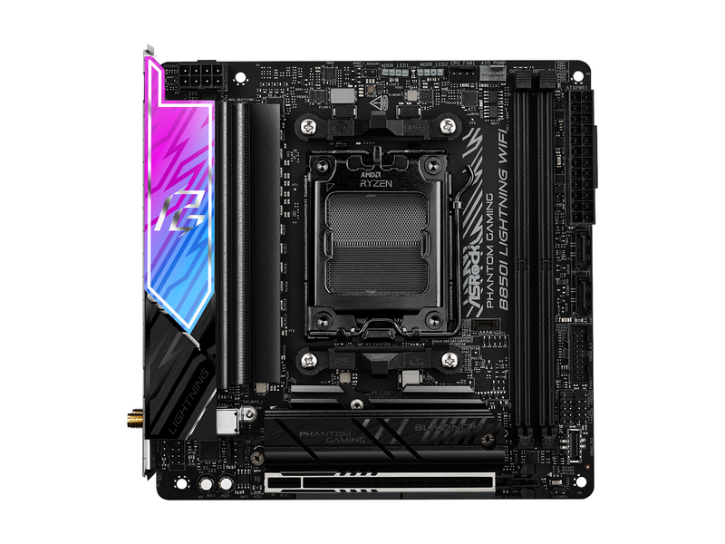ASRock B850I Lightning WiFi Mainboard - AMD B850 - AMD AM5 - DDR5 RAM - Mini-ITX