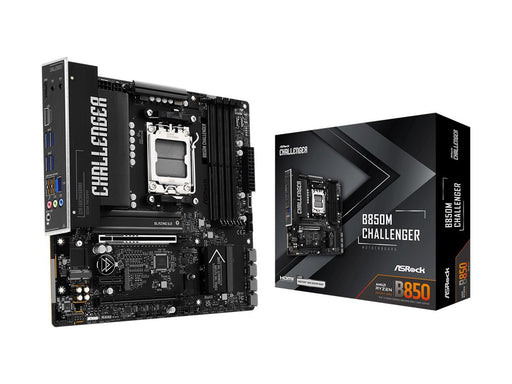 ASRock B850M Challenger Mainboard - AMD B850 - AMD AM5 - DDR5 RAM - Micro-ATX