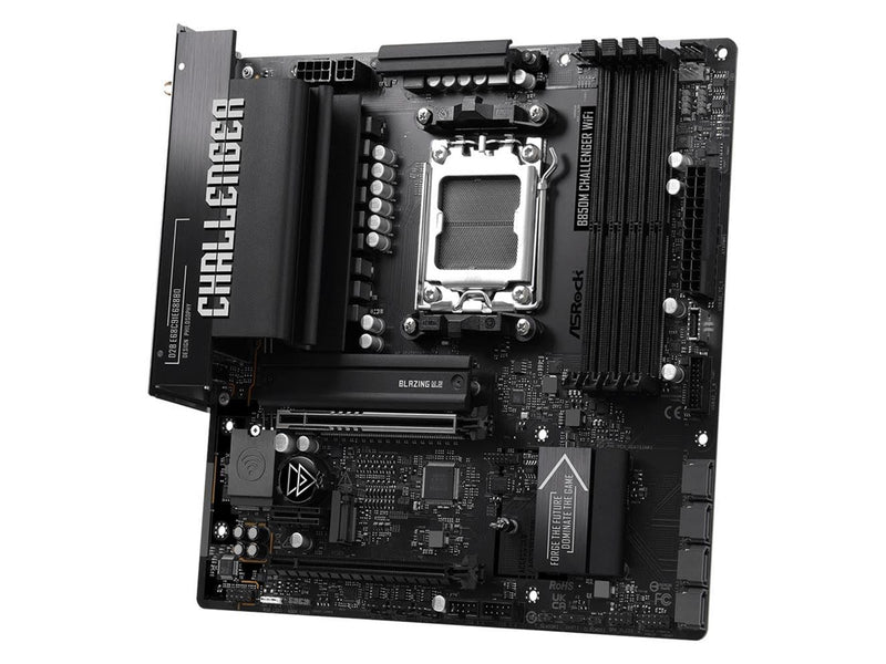 ASRock B850M Challenger WiFi Mainboard - AMD B850 - AMD AM5 - DDR5 RAM - Micro-ATX