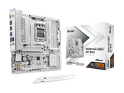 ASRock B850M Challenger WiFi White Mainboard - AMD B850 - AMD AM5 - DDR5 RAM - Micro-ATX