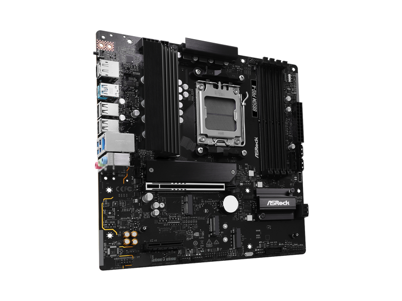 ASRock B850M Pro-A Mainboard - AMD B850 - AMD AM5 - DDR5 RAM - Micro-ATX