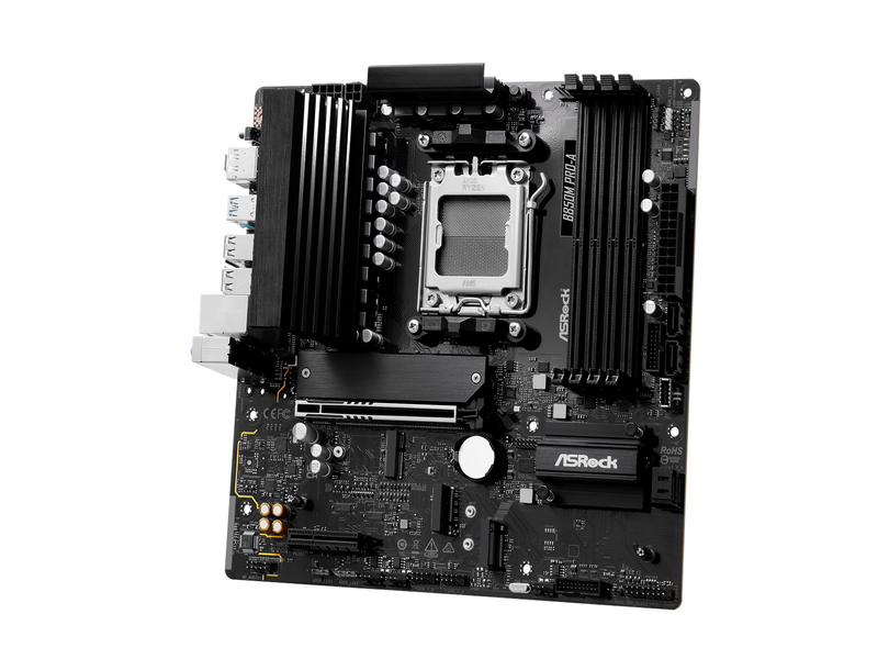ASRock B850M Pro-A Mainboard - AMD B850 - AMD AM5 - DDR5 RAM - Micro-ATX
