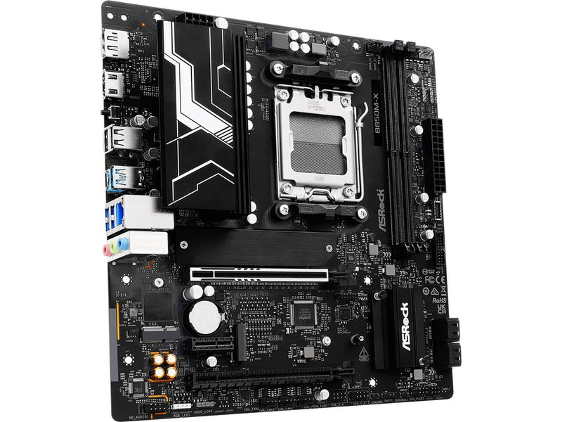 ASRock B850M-X R2.0 Mainboard - AMD B850 - AMD AM5 - DDR5 RAM - Micro-ATX