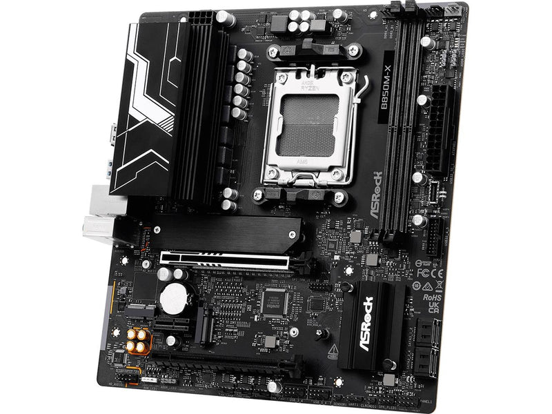 ASRock B850M-X R2.0 Mainboard - AMD B850 - AMD AM5 - DDR5 RAM - Micro-ATX