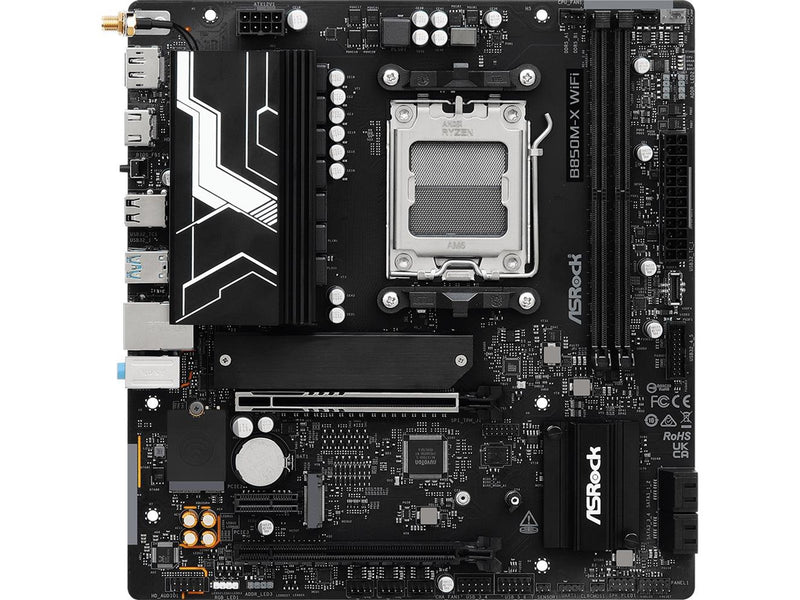 ASRock B850M-X WiFi R2.0 Mainboard - AMD B850 - AMD AM5 - DDR5 RAM - Micro-ATX
