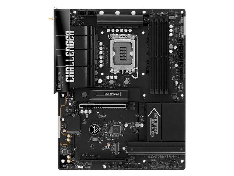 ASRock B860 Challenger WiFi Mainboard - Intel B860 - Intel LGA1851 - DDR5 RAM - ATX