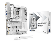 ASRock B860 Challenger WiFi White Mainboard - Intel B860 - Intel LGA1851 - DDR5 RAM - ATX