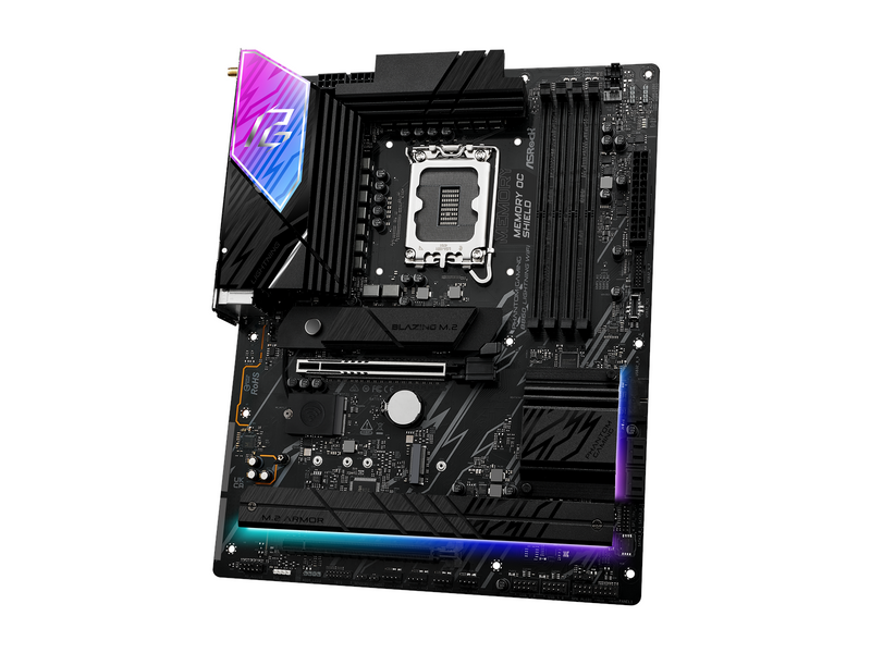 ASRock B860 Lightning WiFi Mainboard - Intel B860 - Intel LGA1851 - DDR5 RAM - ATX