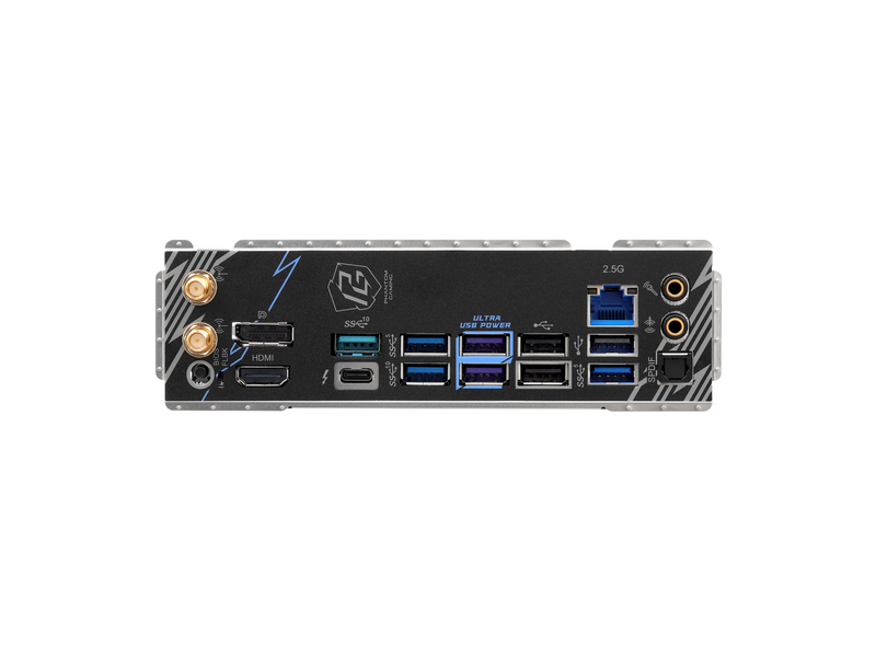 ASRock B860 Lightning WiFi Mainboard - Intel B860 - Intel LGA1851 - DDR5 RAM - ATX