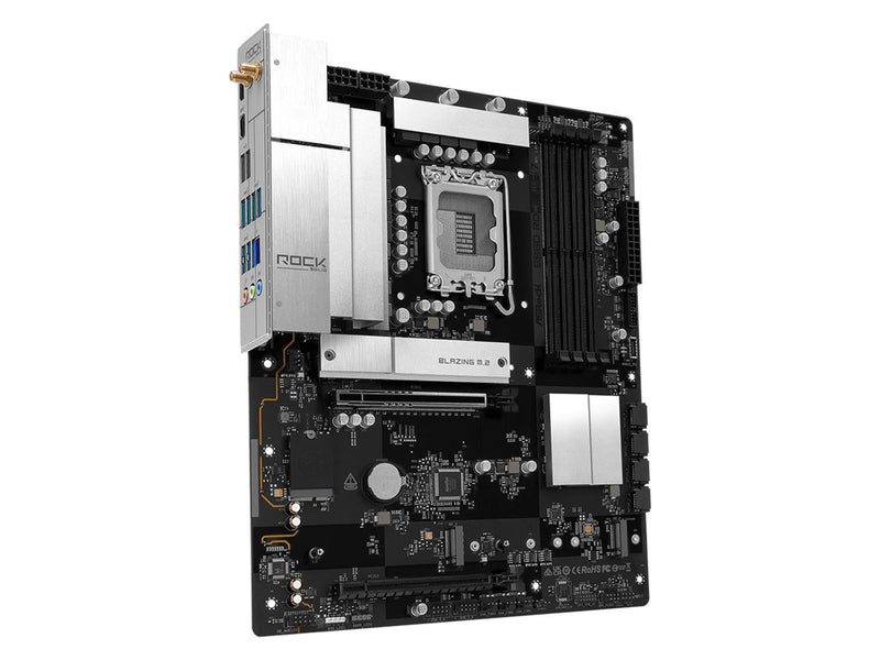 ASRock B860 Rock WiFi 7 Mainboard - Intel B860 - Intel LGA1851 - DDR5 RAM - ATX