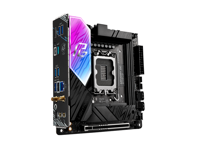 ASRock B860I Lightning WiFi Mainboard - Intel B860 - Intel LGA1851 - DDR5 RAM - Mini-ITX