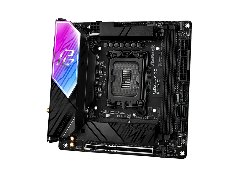 ASRock B860I Lightning WiFi Mainboard - Intel B860 - Intel LGA1851 - DDR5 RAM - Mini-ITX