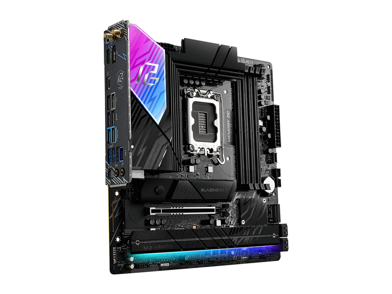 ASRock B860M Lightning WiFi Mainboard - Intel B860 - Intel LGA1851 - DDR5 RAM - Micro-ATX