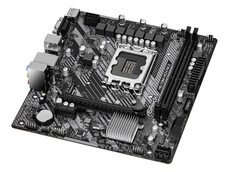 ASRock H610M-HDV/M.2 R2.0 Mainboard - Intel H610 - Intel LGA1700 - DDR4 RAM - Micro-ATX