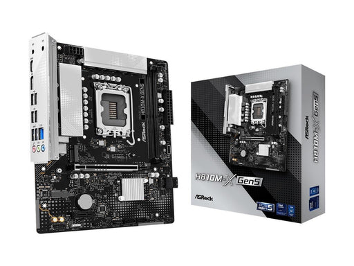 ASRock H810M-X Gen5 Mainboard - Intel H810 - Intel LGA1851 - DDR5 RAM - Micro-ATX