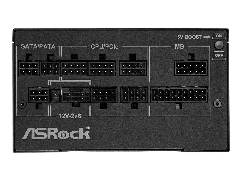 ASRock PG-850G Netzteile - 850 Watt - 135 mm - ATX 3.1 - 80 Plus Gold zertifiziert