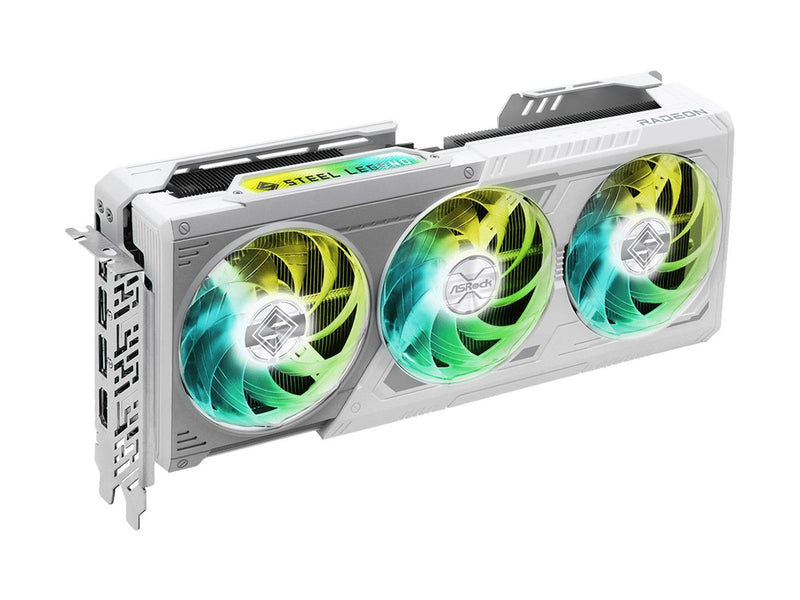 ASRock Radeon RX 9070 XT Steel Legend - 16GB GDDR6 RAM - Grafikkarte