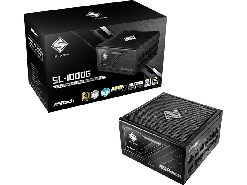 ASRock SL-1000G Netzteile - 1000 Watt - 135 mm - ATX - 80 Plus Gold zertifiziert