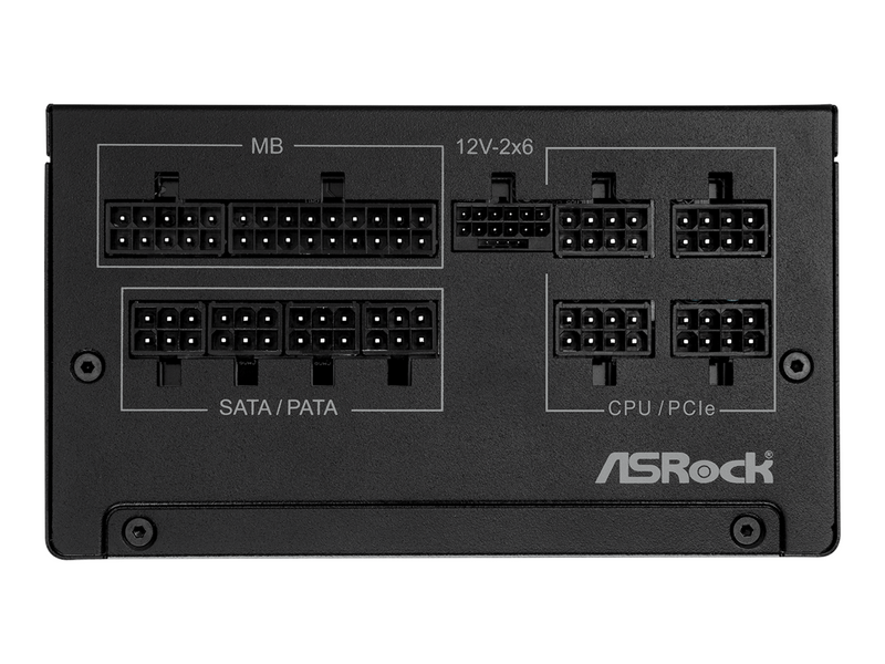 ASRock SL-750G Netzteile - 750 Watt - 135 mm - ATX 3.1 - 80 Plus Gold zertifiziert