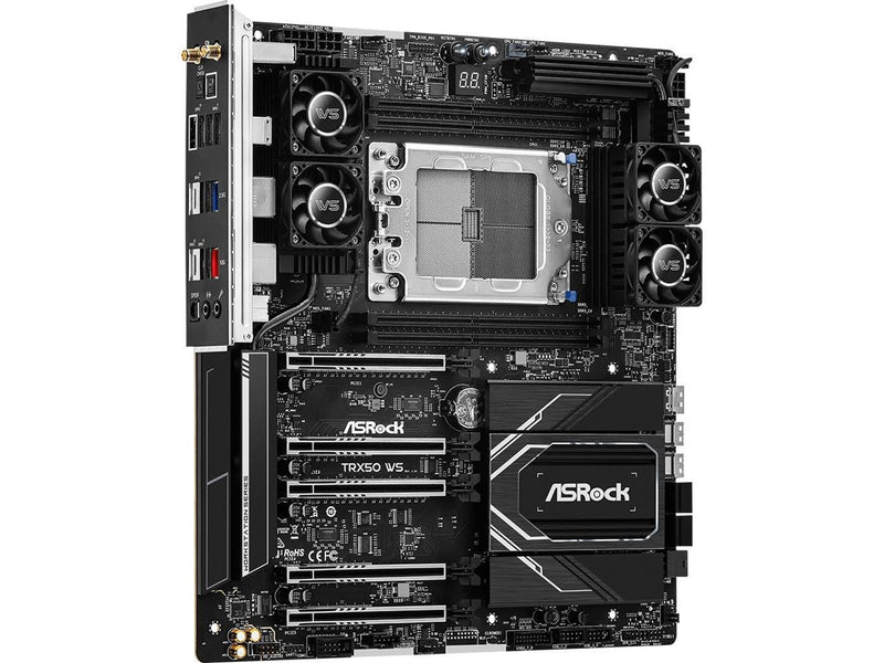 ASRock TRX50 WS Mainboard - AMD TRX50 - AMD sTR5 - DDR5 RAM - Extended ATX