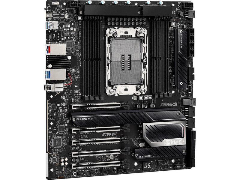 ASRock W790 WS R2.0 Mainboard - Intel W790 - Intel LGA4677 - DDR5 RAM - Extended ATX