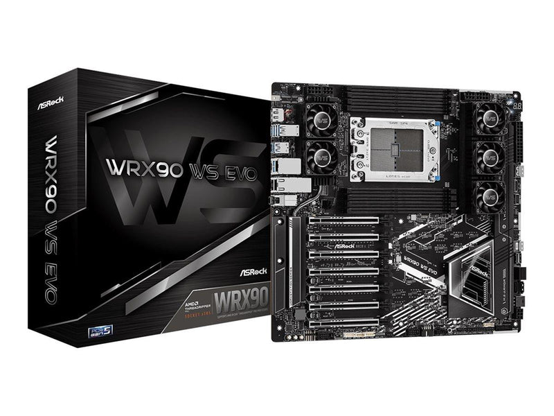 ASRock WRX90 WS EVO Mainboard - AMD WRX90 - AMD sTR5 - DDR5 RAM - Extended ATX