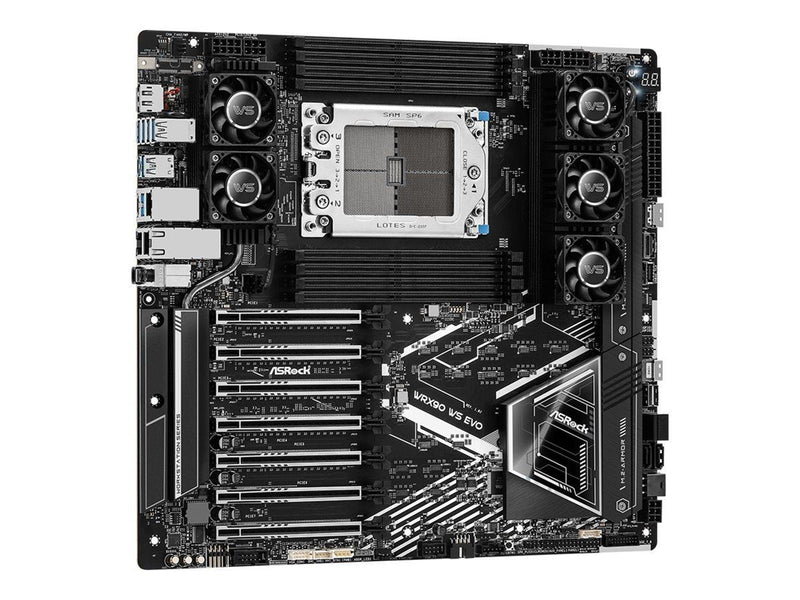 ASRock WRX90 WS EVO Mainboard - AMD WRX90 - AMD sTR5 - DDR5 RAM - Extended ATX