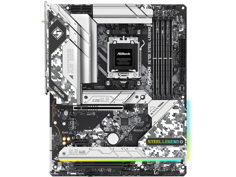 ASRock X670E Steel Legend Mainboard - AMD X670E - AMD AM5 - DDR5 RAM - ATX *DEMO*
