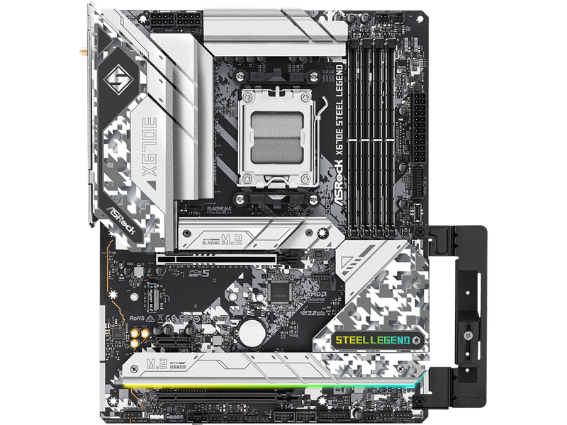 ASRock X670E Steel Legend Mainboard - AMD X670E - AMD AM5 - DDR5 RAM - ATX *DEMO*