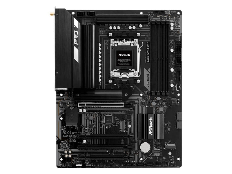 ASRock X870 PRO-A WIFI Mainboard - AMD X870 - AMD AM5 - DDR5 RAM - ATX