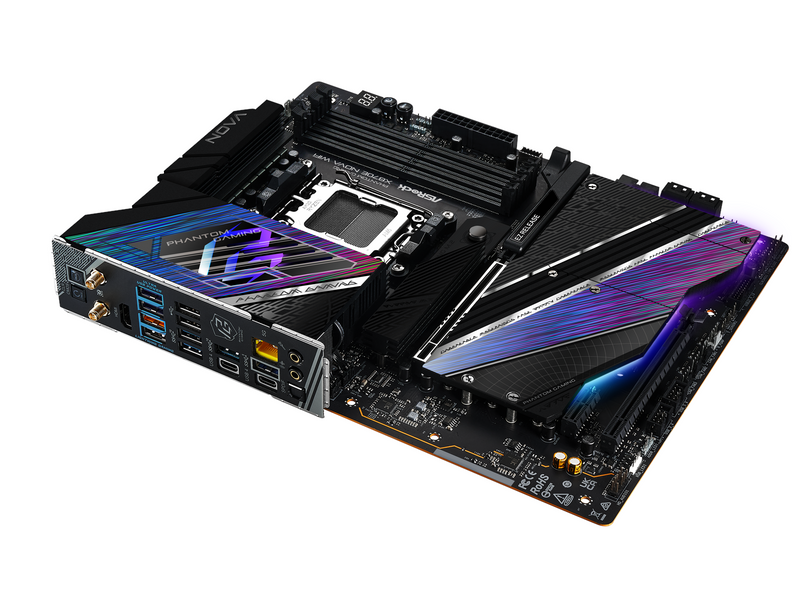 ASRock X870E NOVA WIFI Mainboard - AMD X870E - AMD AM5 - DDR5 RAM - ATX