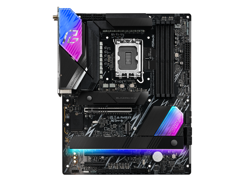 ASRock Z890 LIGHTNING WIFI Mainboard - Intel Z890 - Intel LGA1851 - DDR5 RAM - ATX