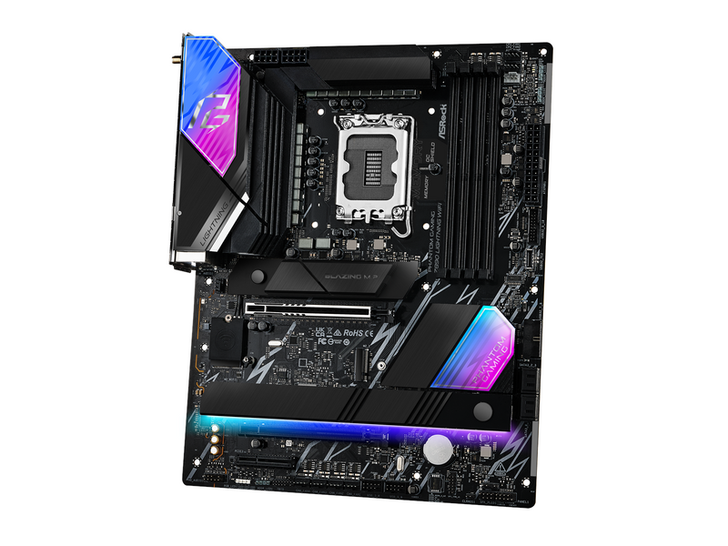 ASRock Z890 LIGHTNING WIFI Mainboard - Intel Z890 - Intel LGA1851 - DDR5 RAM - ATX